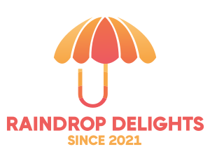 Orange & Pink Umbrella logo