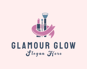 Cosmetic Makeup Ribbon logo