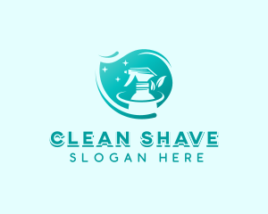 Disinfectant Cleaning Sprayer  logo design