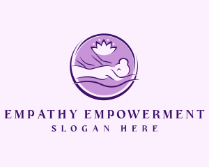 Wellness Lotus Spa logo design