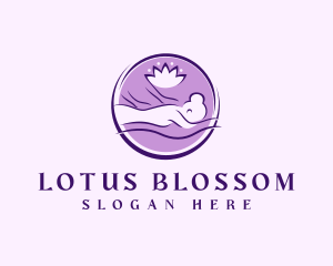 Wellness Lotus Spa logo design