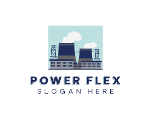 Nuclear Power Plant  logo design