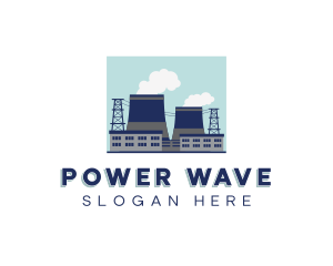 Nuclear Power Plant  logo design