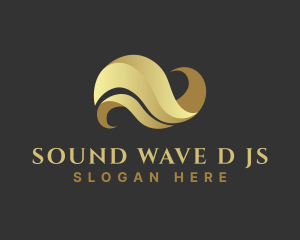 Premium Luxury Wave logo design