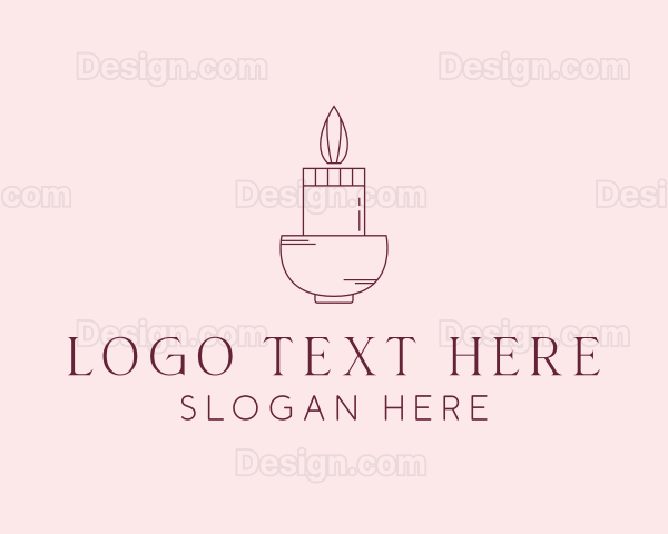 Candle Spa Decor Logo