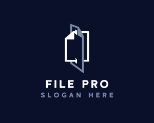 Office File Documents logo design