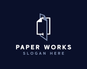 Office File Documents logo design