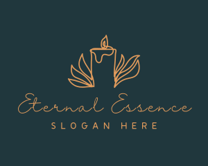 Candle Light Ornament logo design