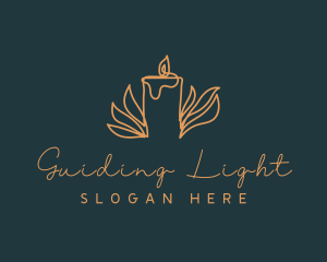 Candle Light Ornament logo design