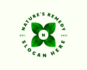 Nature Farm Leaf  logo design