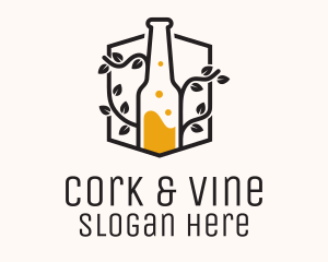 Vine Organic Liquor logo design