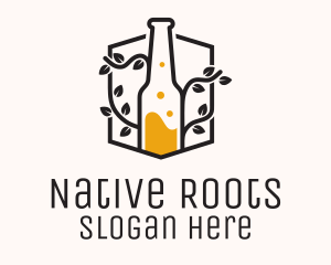 Vine Organic Liquor logo design