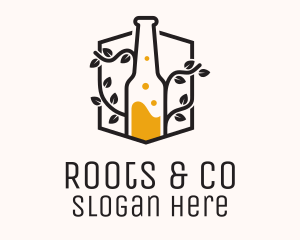 Vine Organic Liquor logo design