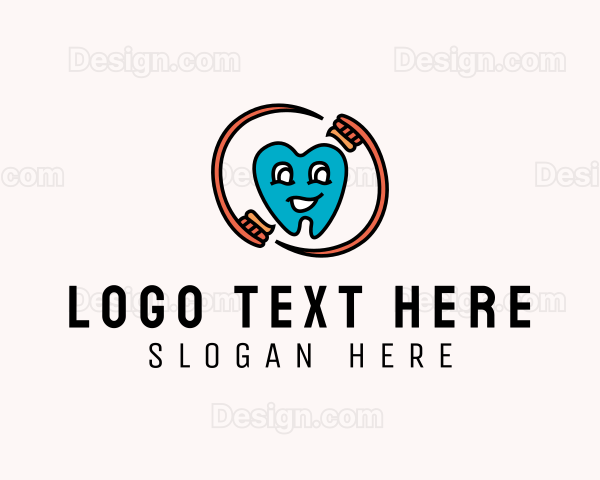 Pediatric Dental Tooth Logo