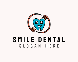 Pediatric Dental Tooth  logo design