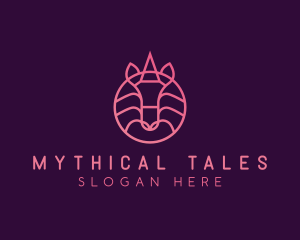 Unicorn Mythical Creature logo design