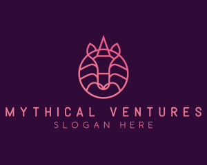 Unicorn Mythical Creature logo design