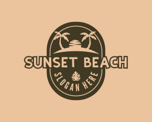 Sunset Beach Tour logo design