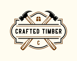 Hammer Window Carpentry logo design