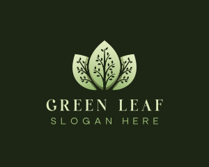 Leaf Plant Nature logo design