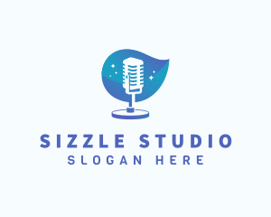 Podcast Streaming Studio logo design