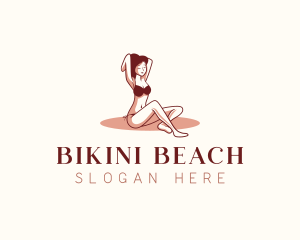 Woman Bikini Body logo design