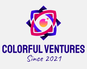 Colorful Mystic Eye  logo design