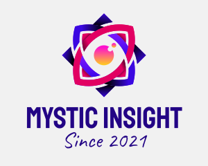 Colorful Mystic Eye  logo design