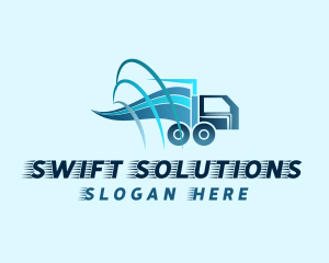 Fast Truck Logistics logo design