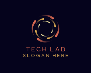 Swirl Tech Laboratory logo design