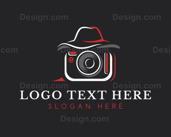 Camera Hat Vlogger Logo