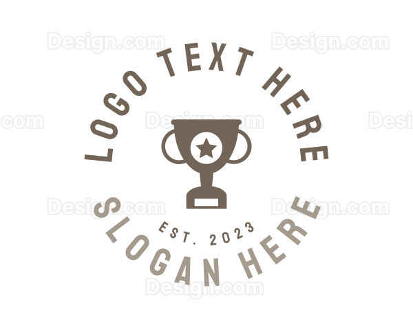 Trophy Round Business Logo