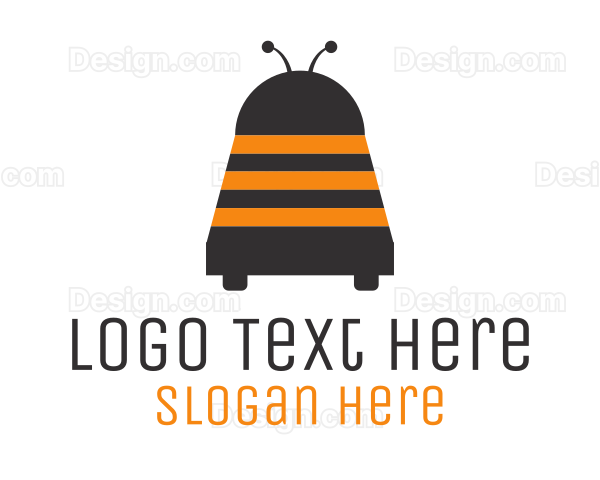 Bee Wasp Insect Robot Droid Logo