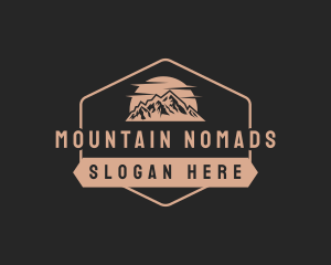 Hipster Mountain Tour logo design