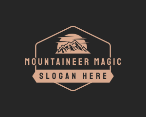 Hipster Mountain Tour logo design