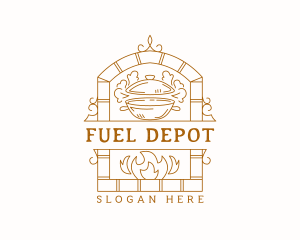 Oven Pot Restaurant logo design