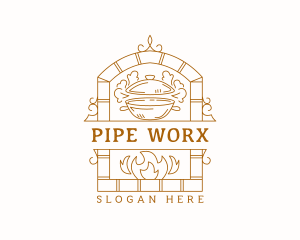 Oven Pot Restaurant logo design