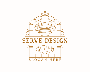 Oven Pot Restaurant logo design