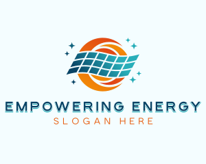 Sustainable Solar Panel logo design