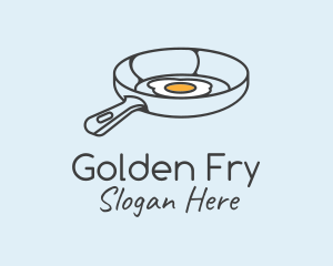 Egg Frying Pan logo design