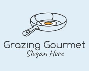 Egg Frying Pan logo design