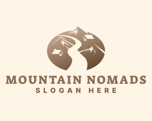 Mountain Village Road logo design