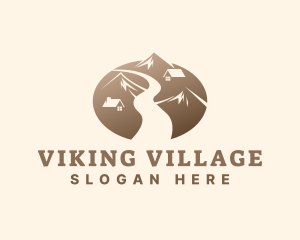 Mountain Village Road logo design