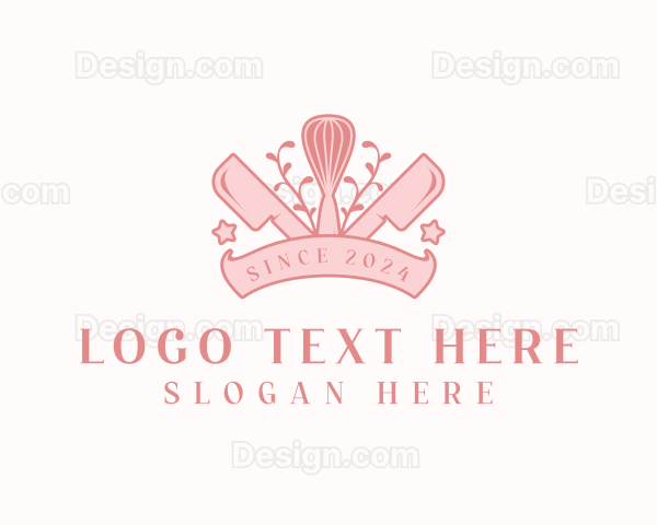 Pastry Chef Baking Logo