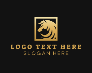 Equine Horse Breed logo