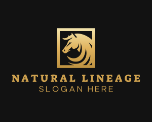 Equine Horse Breed logo