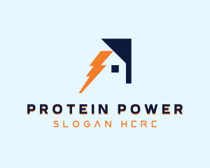 Lightning Power House  logo design