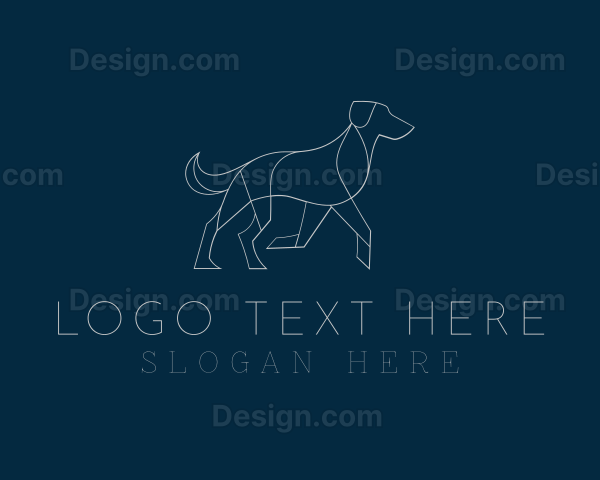 Walking Puppy Dog Logo