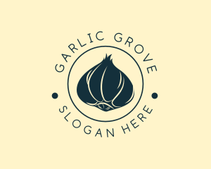 Minimalist Garlic Spice logo design