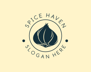 Minimalist Garlic Spice logo